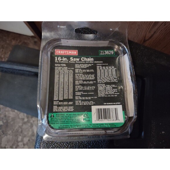 Vintage Rare 80's Craftsman Chainsaw 358 With Craftsman Case & New Chain - Picture 9 of 9